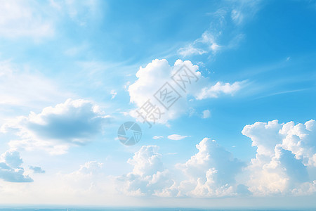 白色的云朵图片
