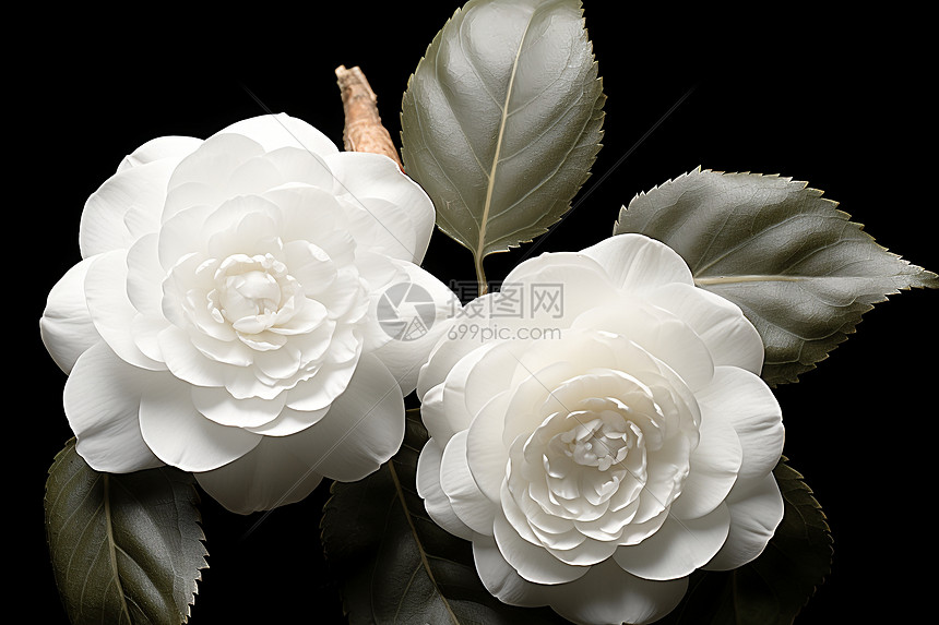 美丽的白色鲜花图片
