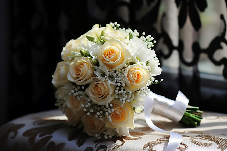 新娘美丽花束图片