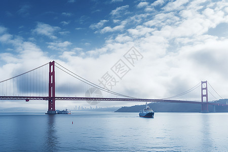 现代城市的大桥图片