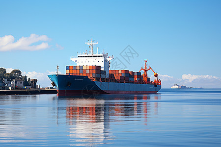 工业运输货物的货船图片