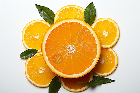 水果banner健康饮食的柑橘水果背景