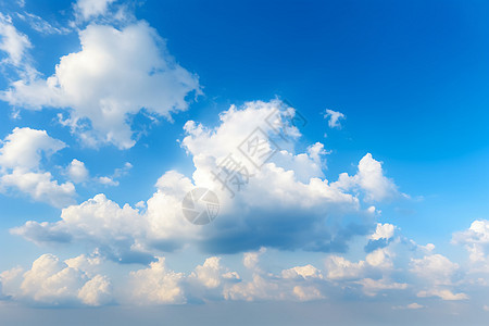天空中自由的云图片