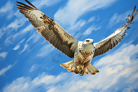 空中的老鹰背景图片