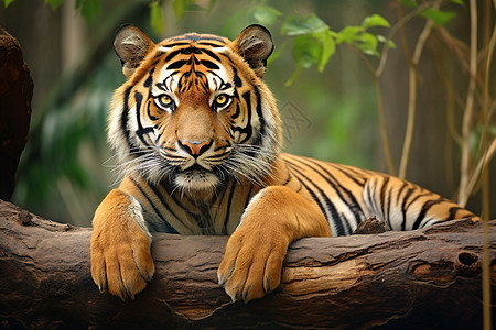 森林中的老虎图片