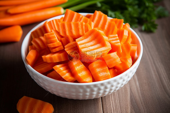新鲜蔬食胡萝卜图片