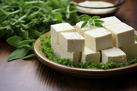 健康美味的豆腐图片