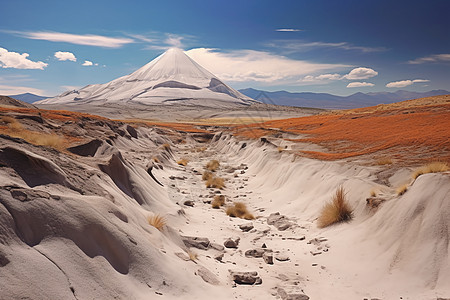 南美洲山脉中的沙漠奇观图片