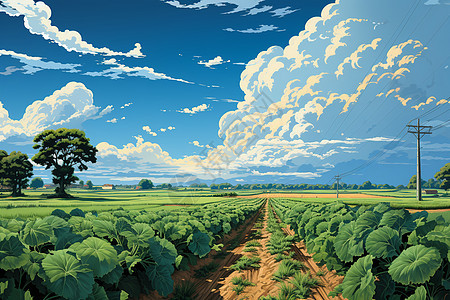 现代化农业场景图片