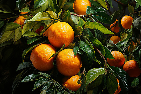 水果橙子的特写图片