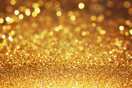闪耀着的金色闪光图片