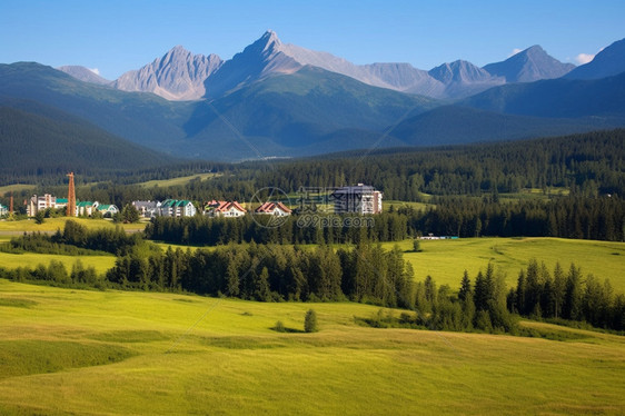 藏在深山里的小山庄图片