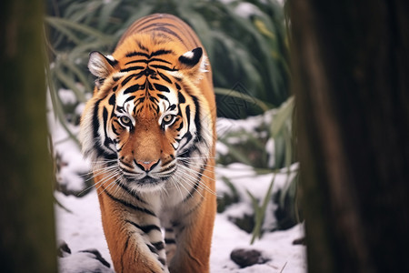 大老虎在丛林里图片