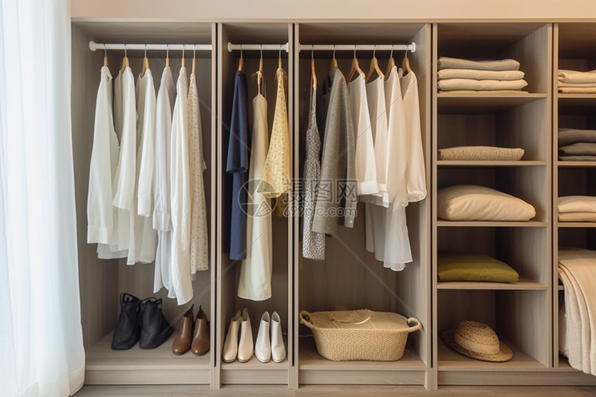 整整齐齐的衣服高清图片下载正版图片600736391摄图网