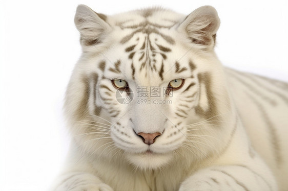 望而生畏的白虎图片
