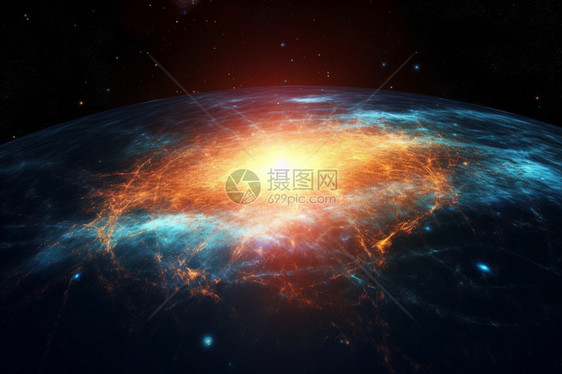 混沌的宇宙星云图图片