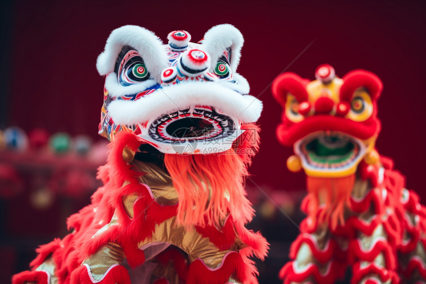 开业舞狮庆典高清图片下载-正版图片600737120-摄图网