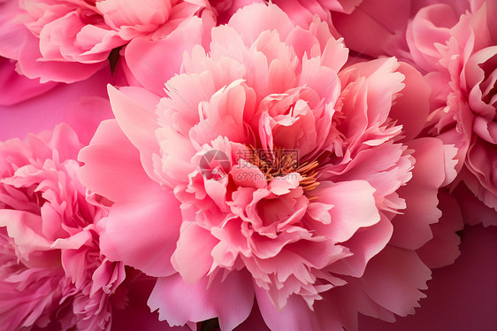 盛开的粉色牡丹图片