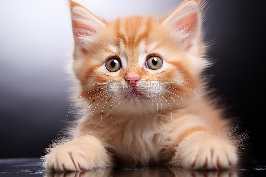可爱的小橘猫高清图片下载-正版图片600737425-摄图网