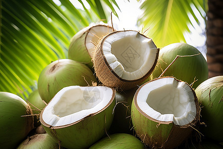 可口香甜的椰子图片