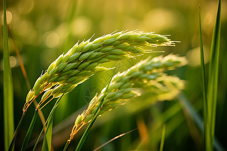 二十四节气立夏农业的粮食稻田背景