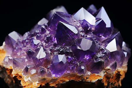 紫水晶簇图片