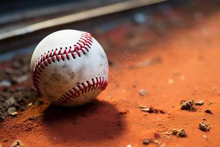 阳光下的棒球背景图片
