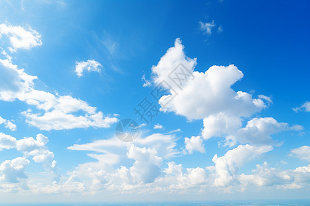 天空中的自然云彩图片