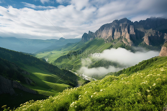 远山云海图片