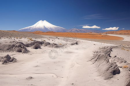 冬季的高原分光冬季的山脉背景