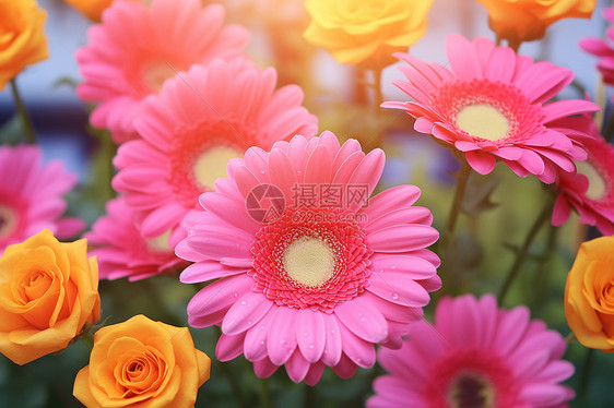 漂亮的彩色花卉图片