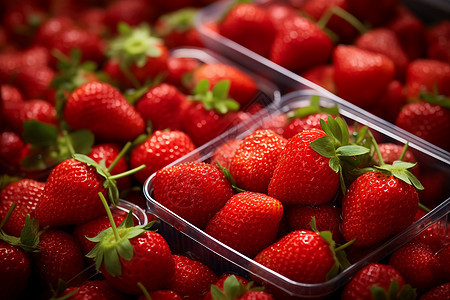 夏日风味红宝石草莓图片