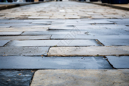 城市砖石道路图片