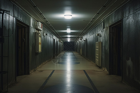 迷幻之廊地下仓库的光影图片