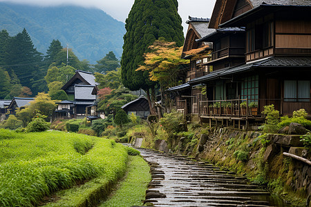 山村风光的乡村之美图片