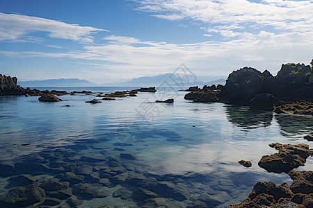 清澈的海水图片