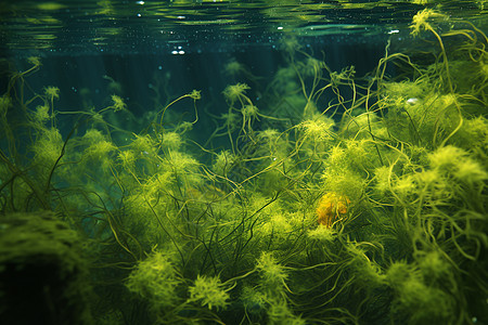 水底下的海藻图片