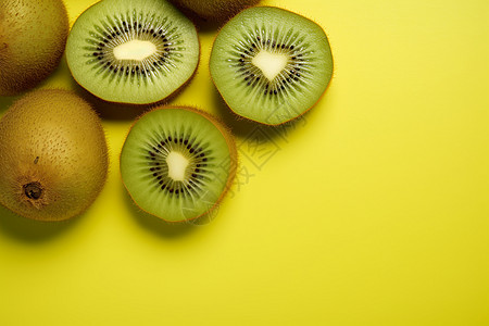 绿色的健康水果图片