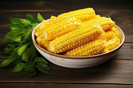 一碗玉米棒图片
