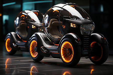 未来能源氢燃料摩托车图片