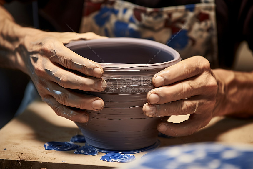 手工艺制作陶器图片