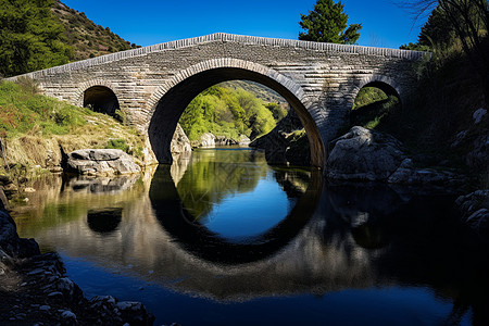 传统的建筑石桥图片