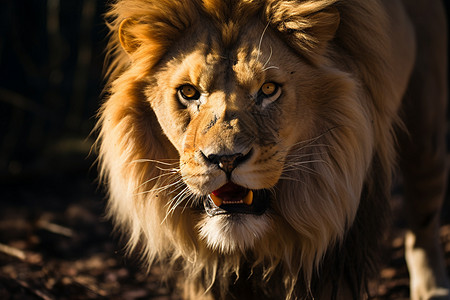 丛林里的动物狮子图片
