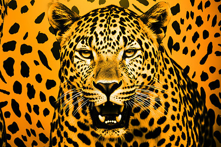 珍稀的豹纹猫背景图片