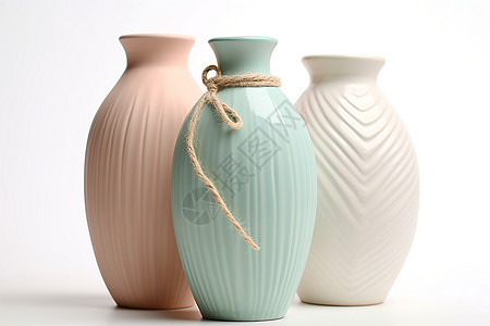 典雅花纹的花瓶装饰图片