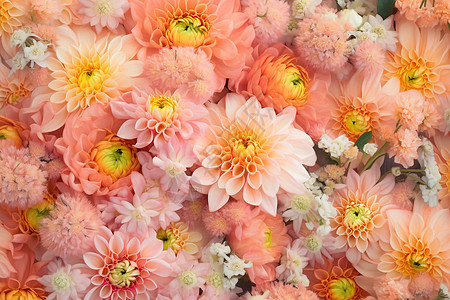 颜色绚丽的菊花图片