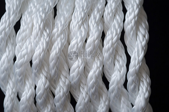 白色编织锚链图片