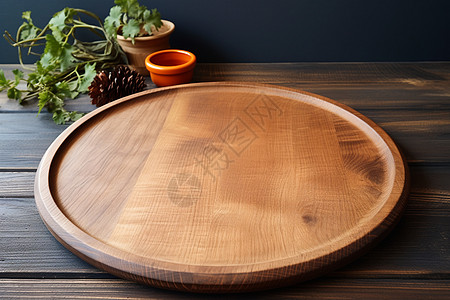 木质餐具背景图片