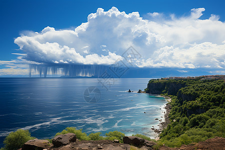 海岸线景观图片