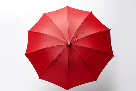 一把红色的雨伞图片